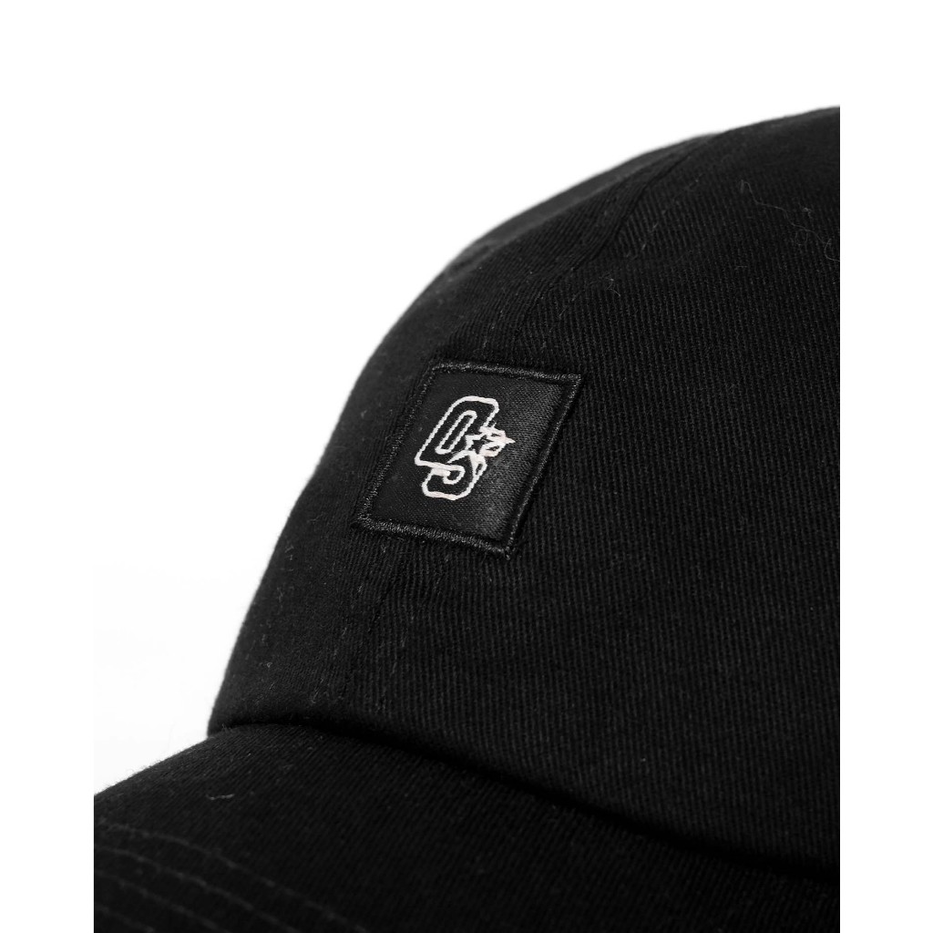 OOTDSUPPLY Polo Caps Canvas Bordir Weaving Black I Topi Hat Twill Bordir Pria & Wanita | CAP26