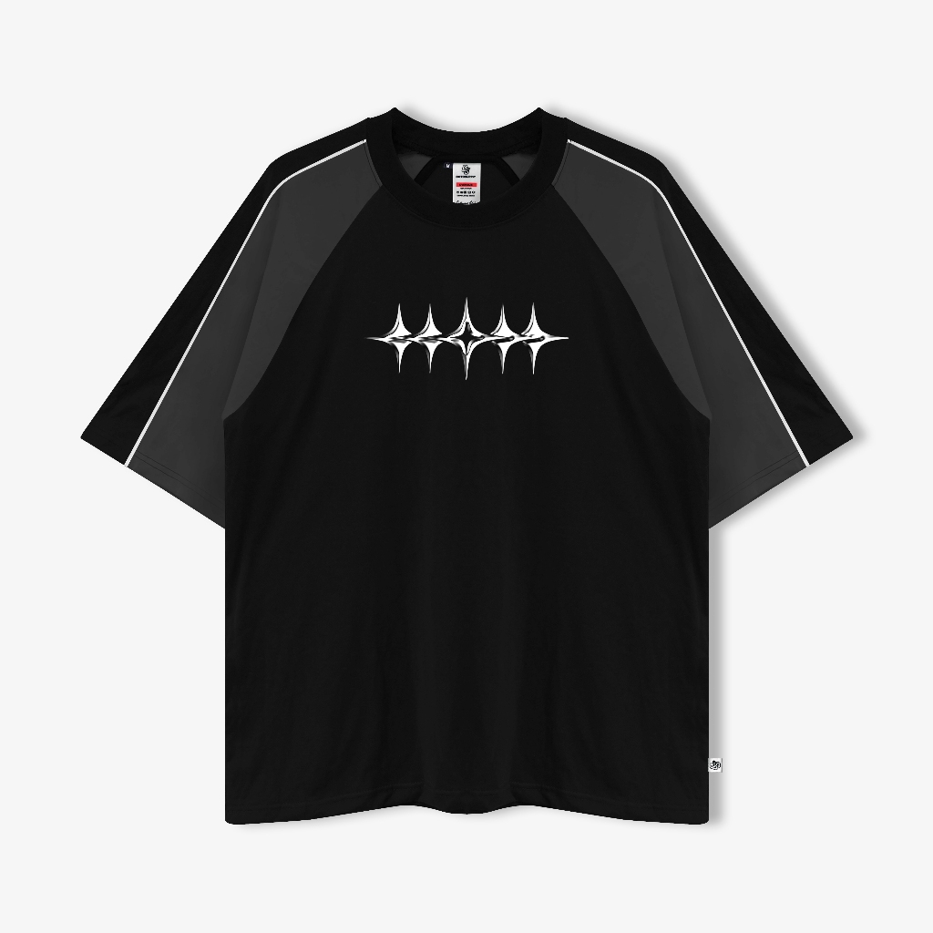 OOTDSUPPLY Oversized Raglan Shine List | Oversize Pria & Wanita OVZRGLV2001