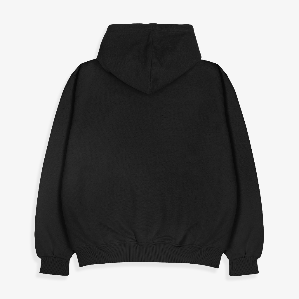 OOTDSUPPLY - Pullover Hoodie Lyra Star Black & White Colors | Pria & Wanita HD074