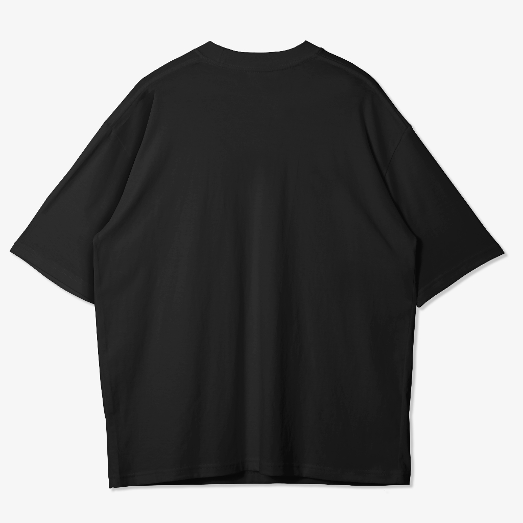 OOTDSUPPLY Oversized Tshirt Serenity Black & White l Kaos Oversize Pria dan Wanita OVZ209