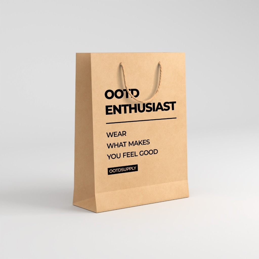 OOTDSUPPLY Paper bag - Extra Packaging Gift l Box Gift l Kantong belanja