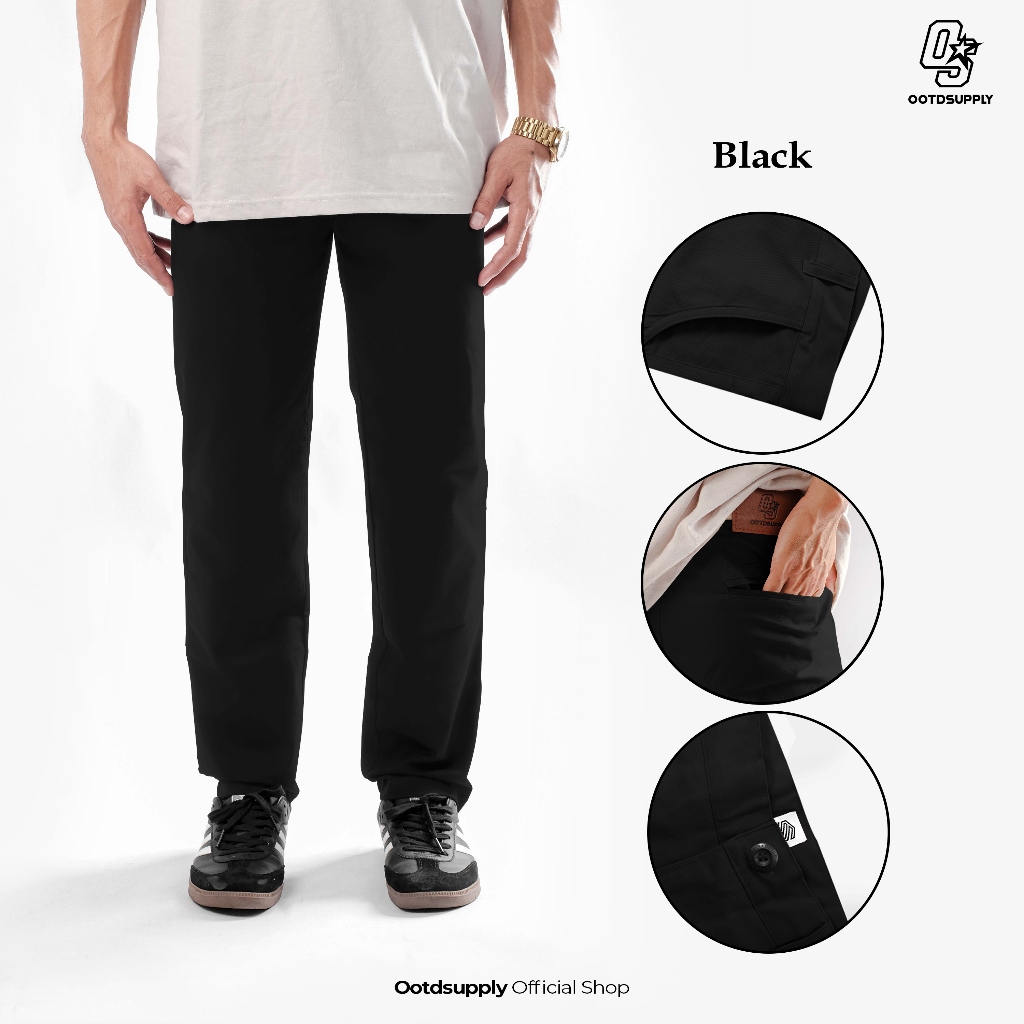 OOTDSUPPLY Chino Panjang Twill Straight Fit  l Celana Chinos Panjang Pria | CHTLP