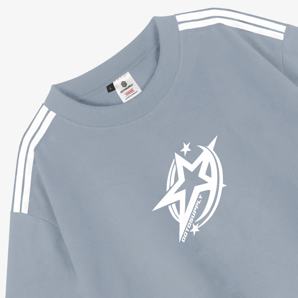 OOTDSUPPLY Oneset & Atasan Oversized Equinox Light All Colours l Oversize Tshirt | Kaos Baby Terry OVZBT002