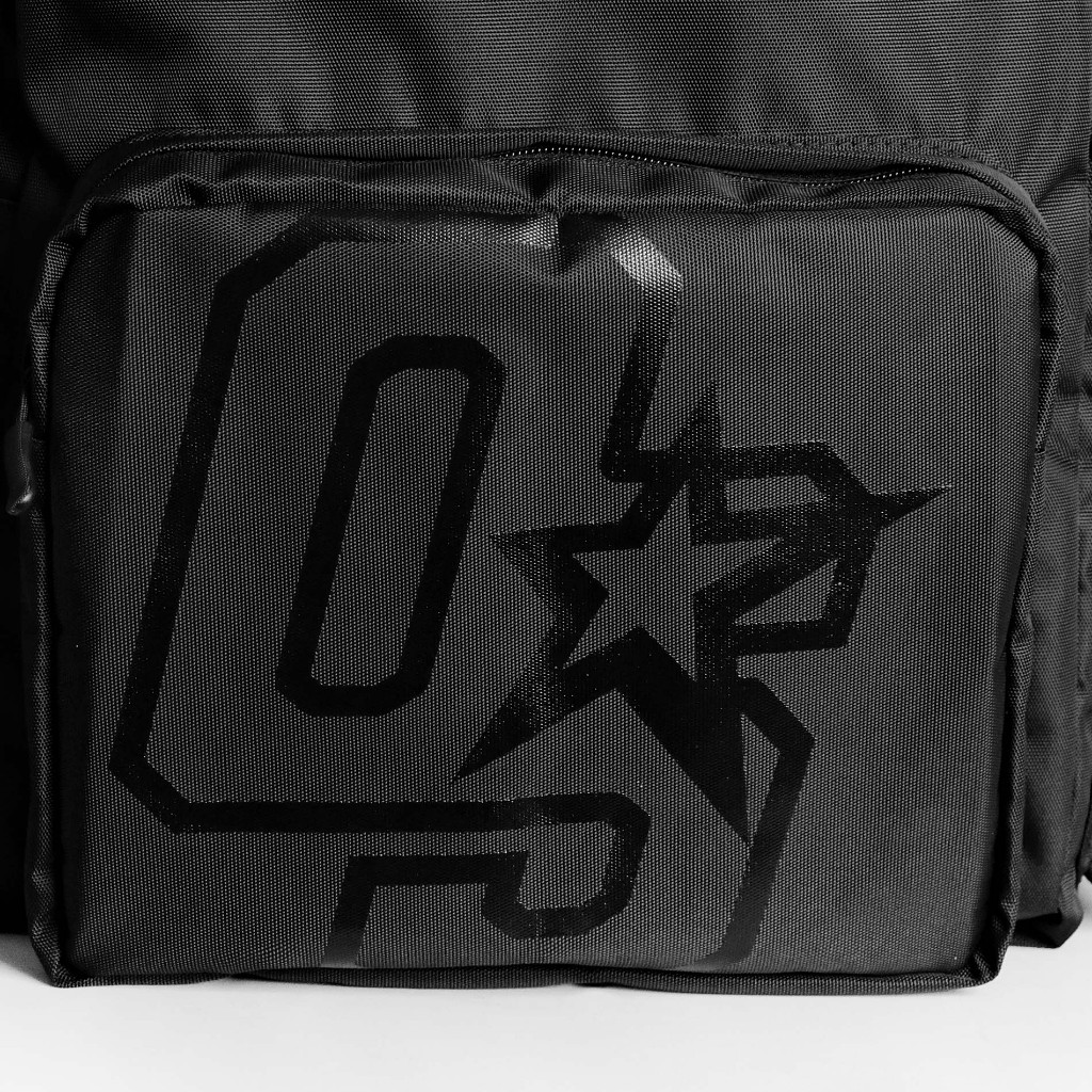 OOTDSUPPLY Backpack Tas Ransel OS Sign Black l Ransel Laptop Cordura Unisex | Tas Punggung Sporty | BPK-OS-BLK