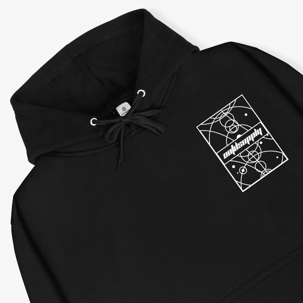 OOTDSUPPLY - Pullover Hoodie Astrovibe Black | Pria & Wanita HD079
