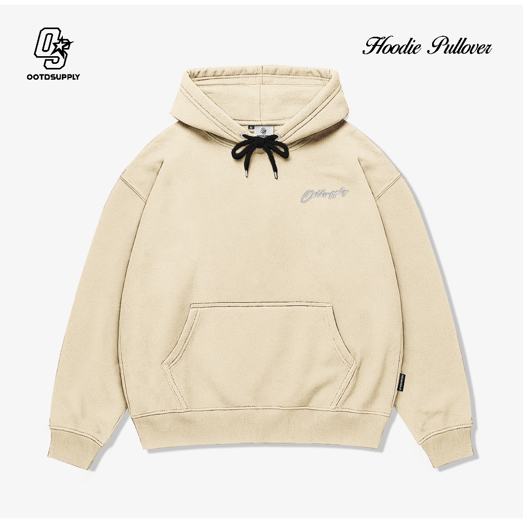 OOTDSUPPLY - Pullover Hoodie Paradise Embroidery | Racing Series | Pria & Wanita OS-HD-PRE