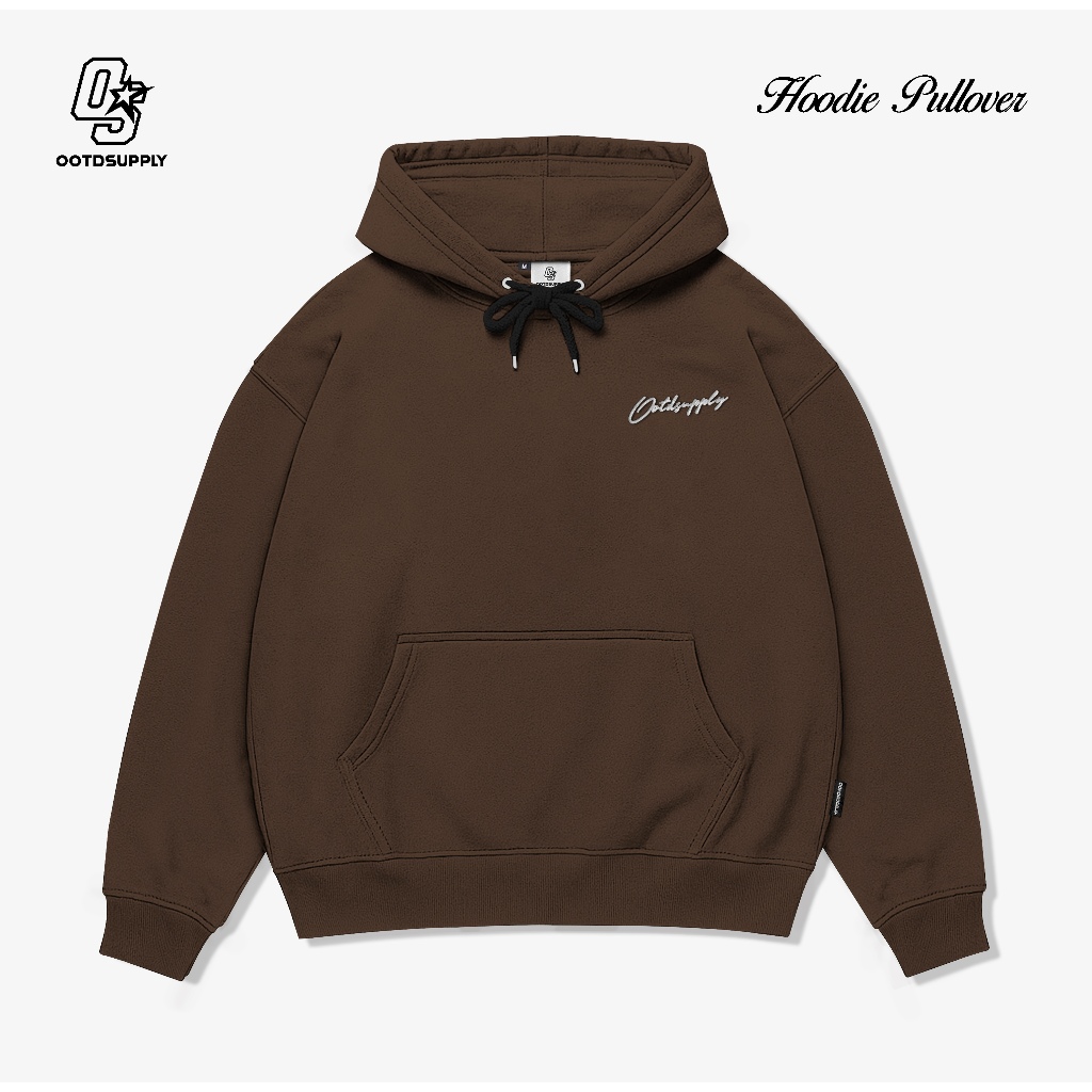 OOTDSUPPLY - Pullover Hoodie Paradise Embroidery | Racing Series | Pria & Wanita OS-HD-PRE