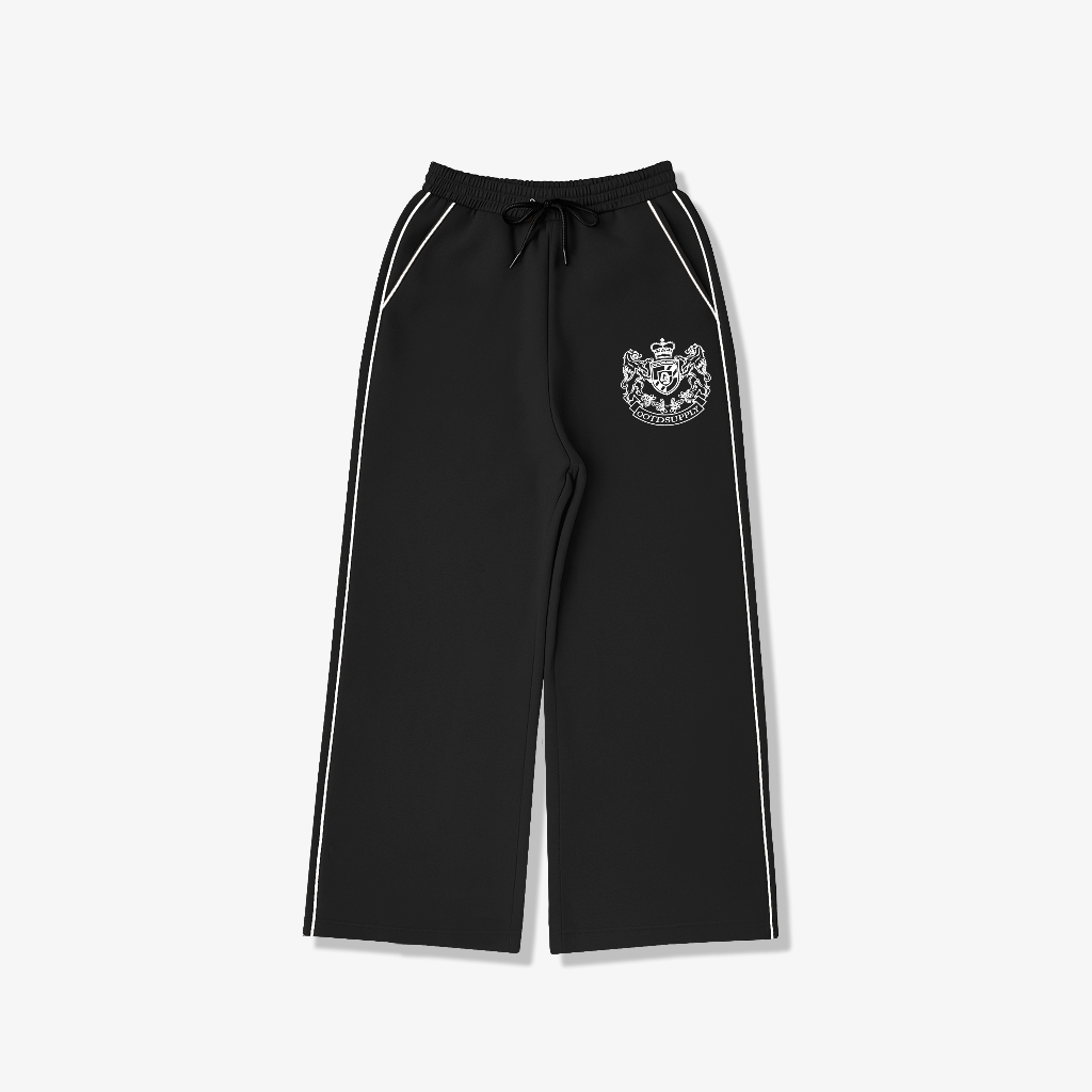 OOTDSUPPLY Baggy Pants Line Florence Maroon & Black | Celana Panjang Unisex | Celana Sporty | OS-BP002-MRN