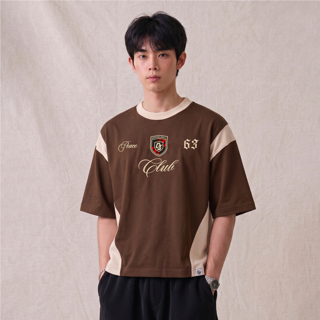 OOTDSUPPLY Oversize Boxy Slava Peace Club l Tshirt Kaos Boxyfit | OS-OVZ-BX-SLA-001
