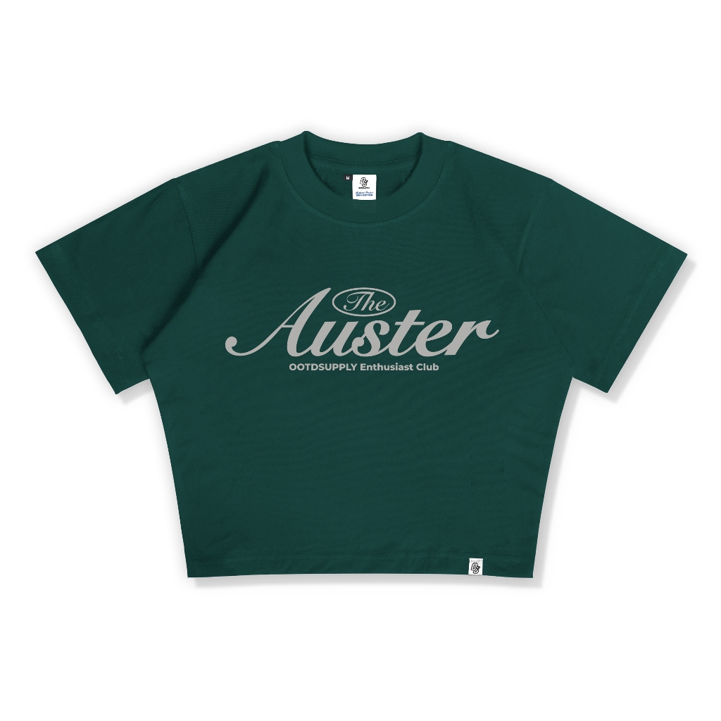 OOTDSUPPLY Croptee Fit Auster | Tshirt Croptee Slimfit | Atasan Wanita | Kaos Crop CSF022
