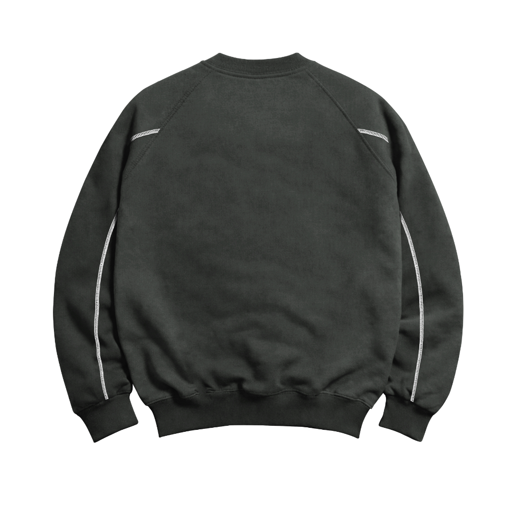 OOTDSUPPLY Crewneck Stitch Neocore Embroiderry | Sweater Pria & Wanita | Cotton Fleece Unisex | OS-CN-STITCH-NE