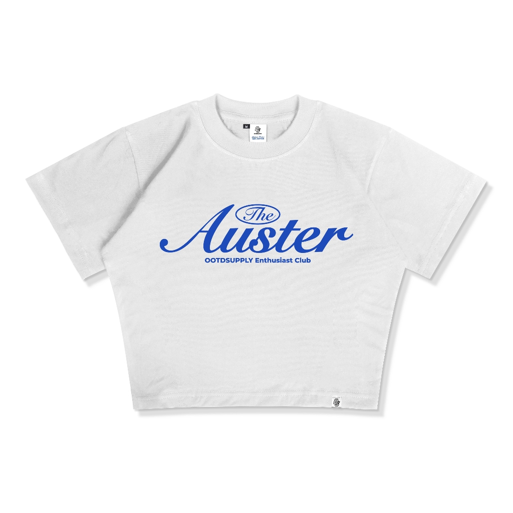 OOTDSUPPLY Croptee Fit Auster | Tshirt Croptee Slimfit | Atasan Wanita | Kaos Crop CSF022