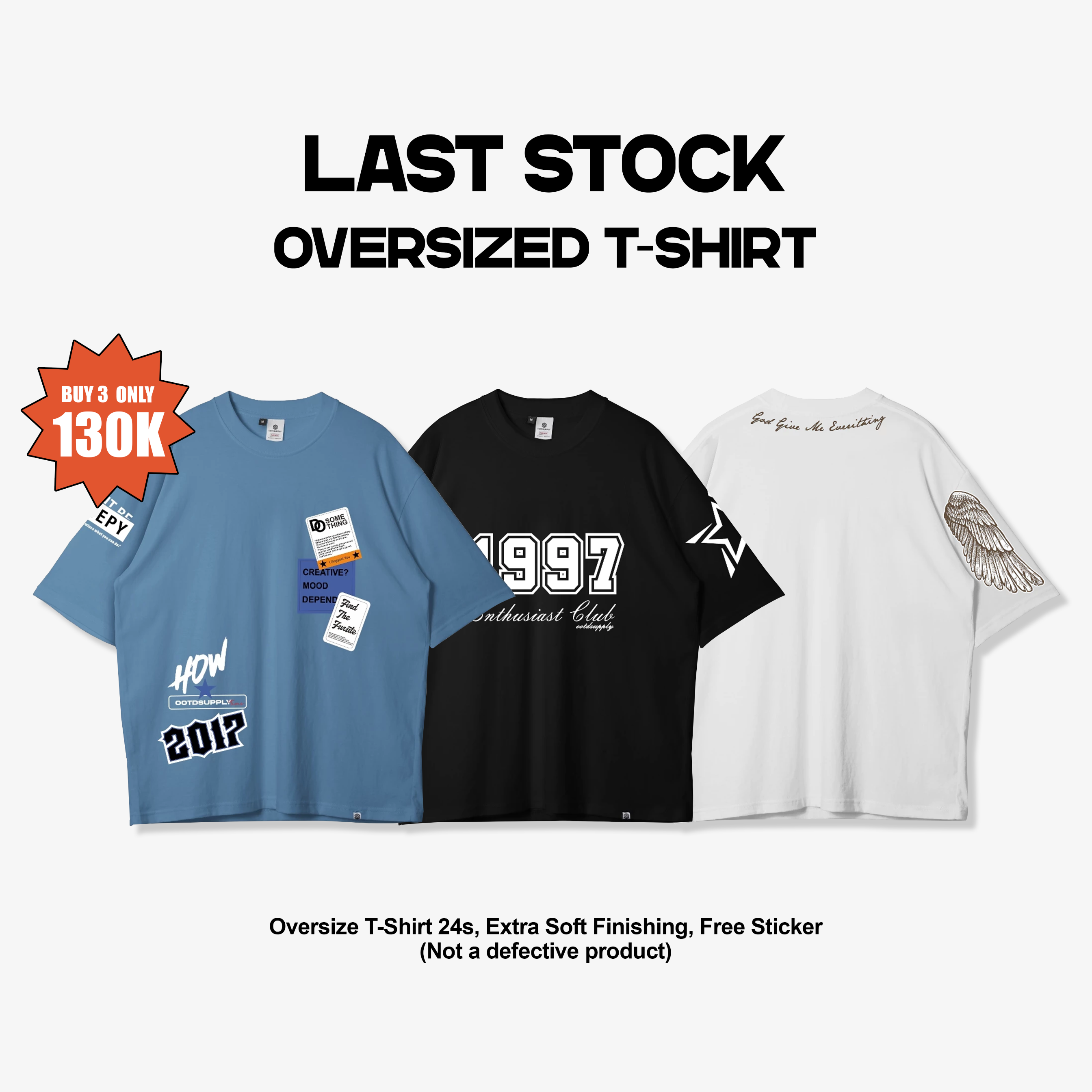 OOTDSUPPLY Last Stock T-Shirt | Limited Item Unisex