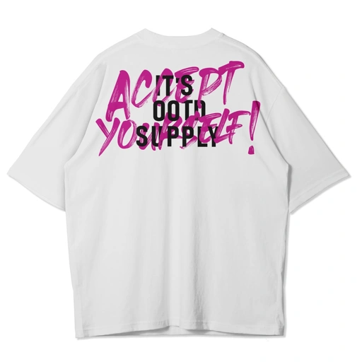 Image of OOTDSUPPLY Oversized Tshirt Accept I Oversize Pria & Wanita OVZ107