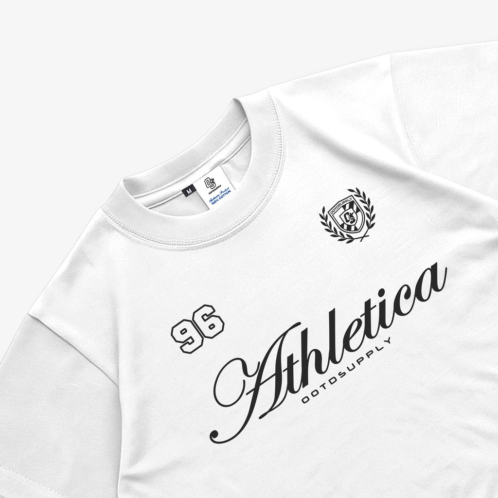 OOTDSUPPLY Croptee Fit Athletica | Croptee Slimfit | Atasan Wanita | Kaos Crop CSF018