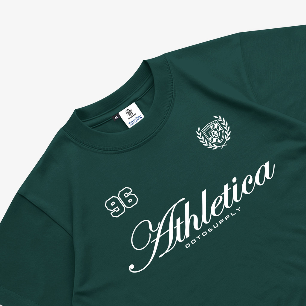 OOTDSUPPLY Croptee Fit Athletica | Croptee Slimfit | Atasan Wanita | Kaos Crop CSF018
