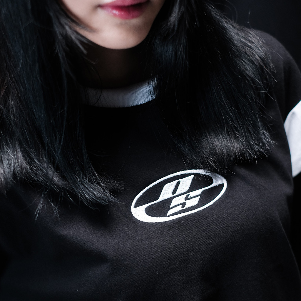 OOTDSUPPLY Longsleeve Boxy Slava Neocore Embroiderry l Atasan Boxy Panjang Unisex | Kaos Lengan Panjang Pria dan Wanita | LS-BX-SLA-NE