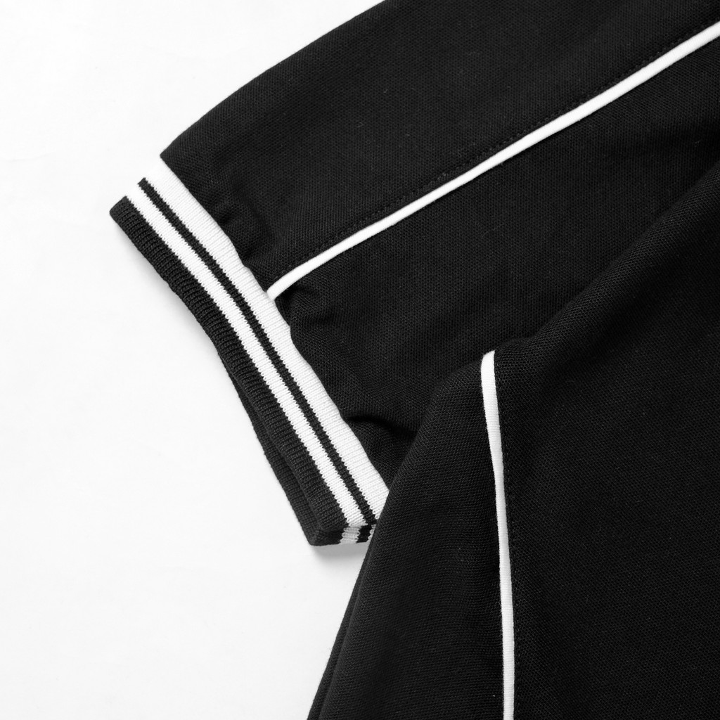 OOTDSUPPLY Polo Shirt Pique Dove OS Sign Embroidery l Polo Pique | Kemeja Unisex Kerah V-Neck I OS-PS-PDV-OSE