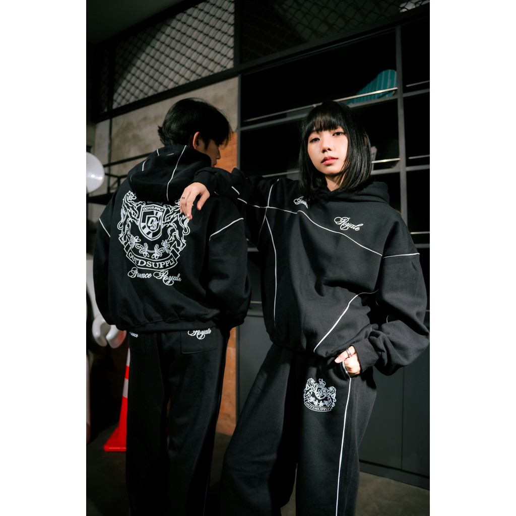 OOTDSUPPLY Hoodie Boxyfit Streetline Florence Maroon | Hoodie Boxy fit | Outer Streetwear Unisex | OS-HD-BX-STL-002