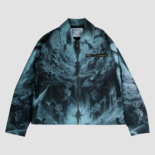 Image of EVILSPIRIT WORK JACKET - GINEVRA BLUE UNISEX