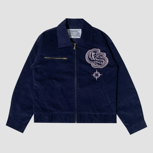 Image of EVILSPIRIT JACKET CORDUROY - FUNISA NAVY UNISEX