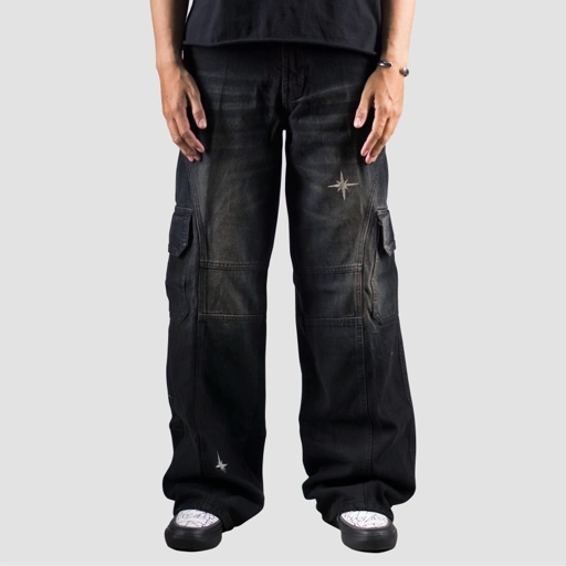 Image of EVILSPIRIT DENIM PANTS - TROXY WASHED UNISEX