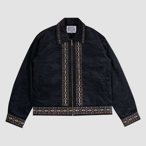 Image of EVILSPIRIT JACKET CORDUROY - ESTELLA BLACK UNISEX
