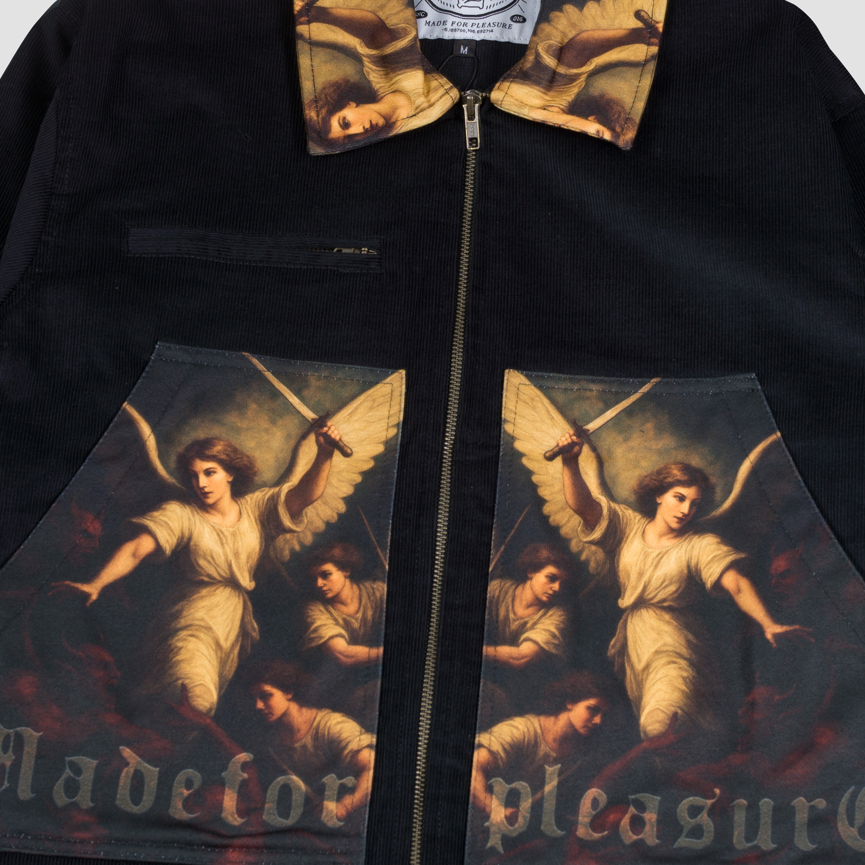 EVILSPIRIT JACKET CORDUROY - QUINZA BLACK UNISEX