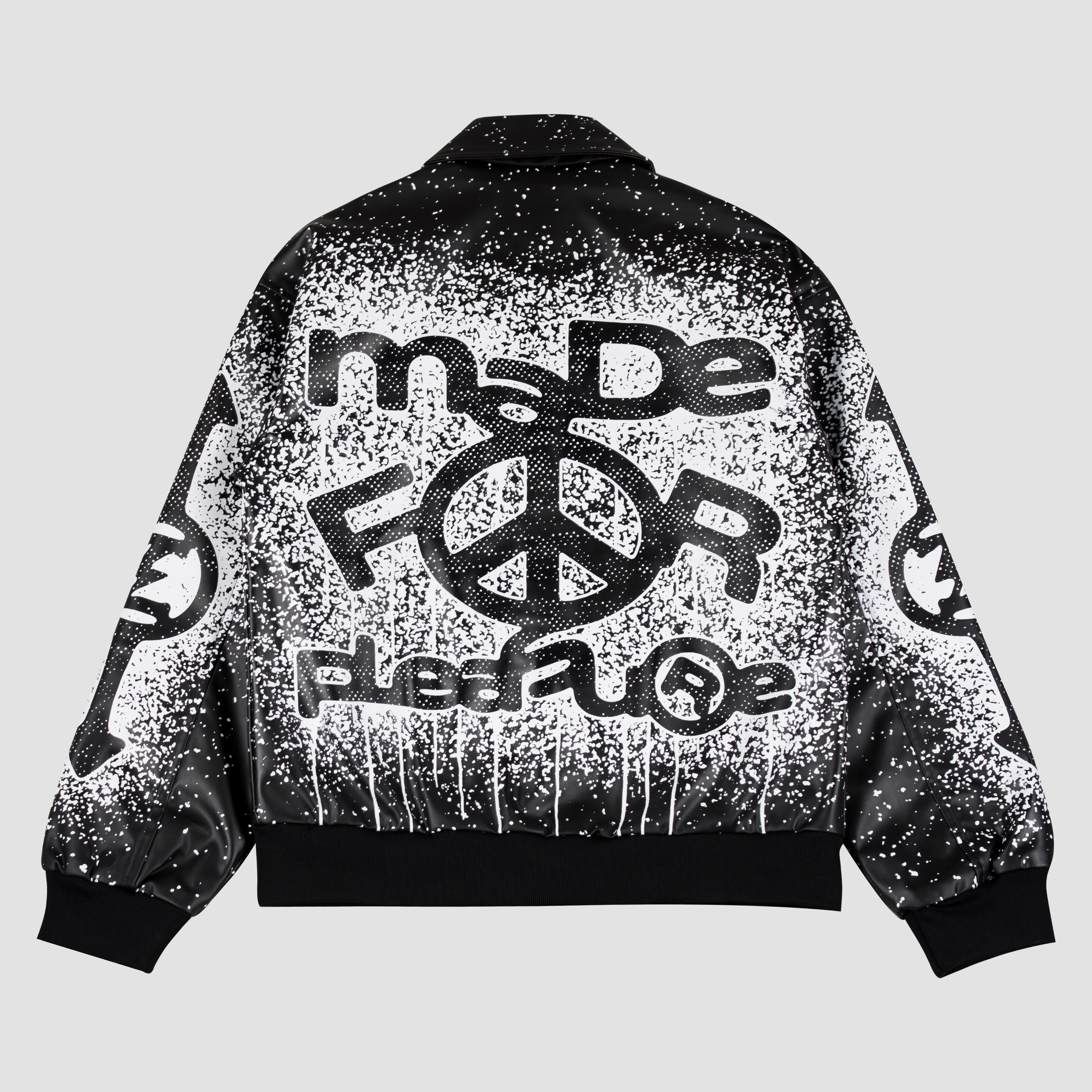 EVILSPIRIT LEATHER JACKET - PHONIX BLACK UNISEX