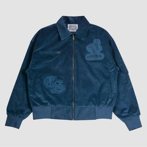 EVILSPIRIT JACKET SUEDE- MORVENT TURKIS UNISEX