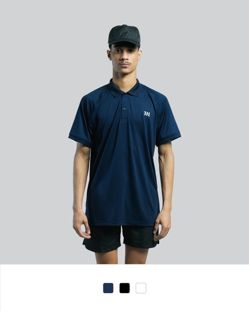 Welds Polo Shirt Essentials - Pakaian Olahraga Pria Tennis Golf Dry Fit Kaos Kerah Kasual