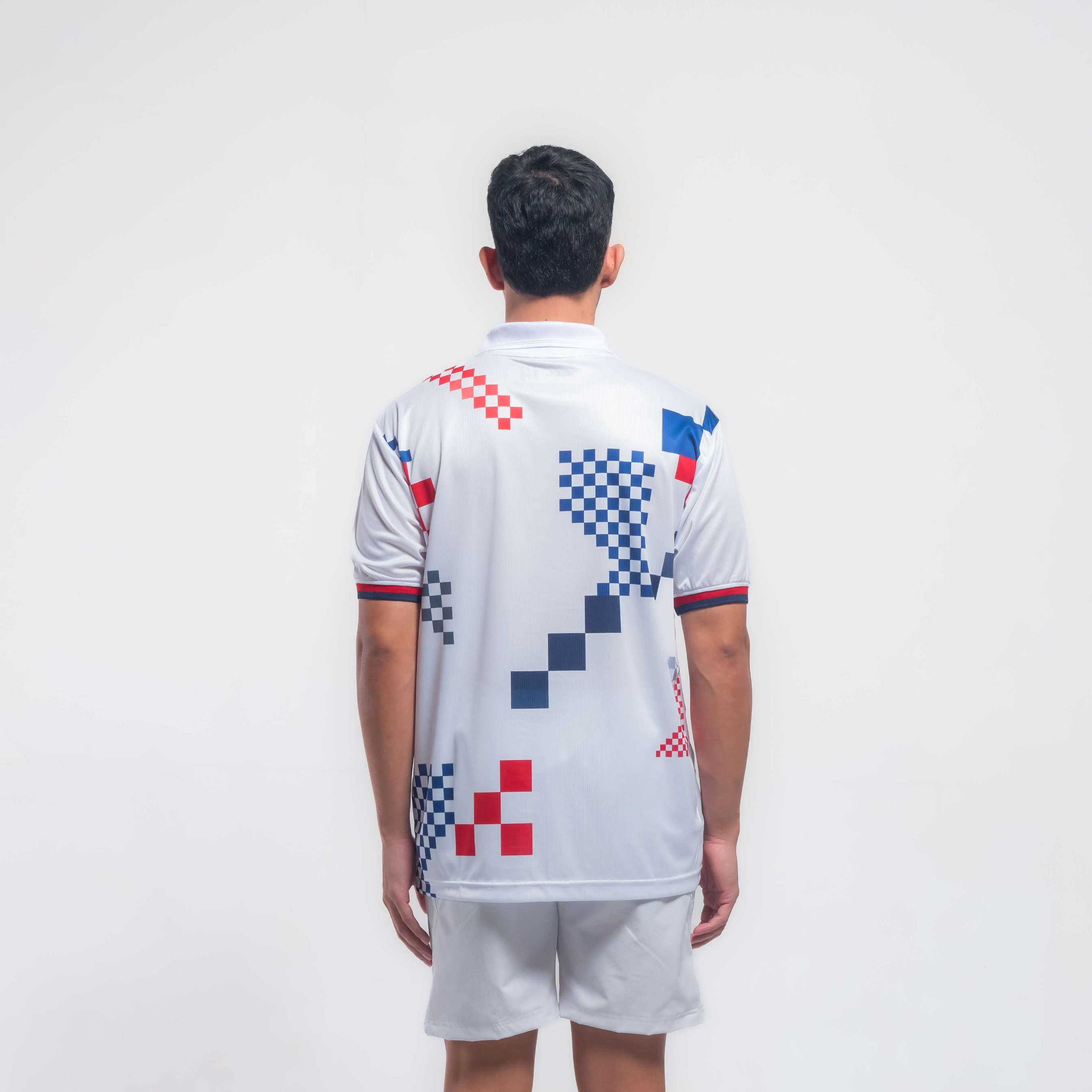 Welds Court Mosaic - Jersey Padel Pria Dryfit | Baju Olahraga Premium