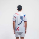 Welds Court Mosaic - Jersey Padel Pria Dryfit | Baju Olahraga Premium