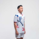 Welds Court Mosaic - Jersey Padel Pria Dryfit | Baju Olahraga Premium