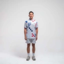 Welds Court Mosaic - Jersey Padel Pria Dryfit | Baju Olahraga Premium