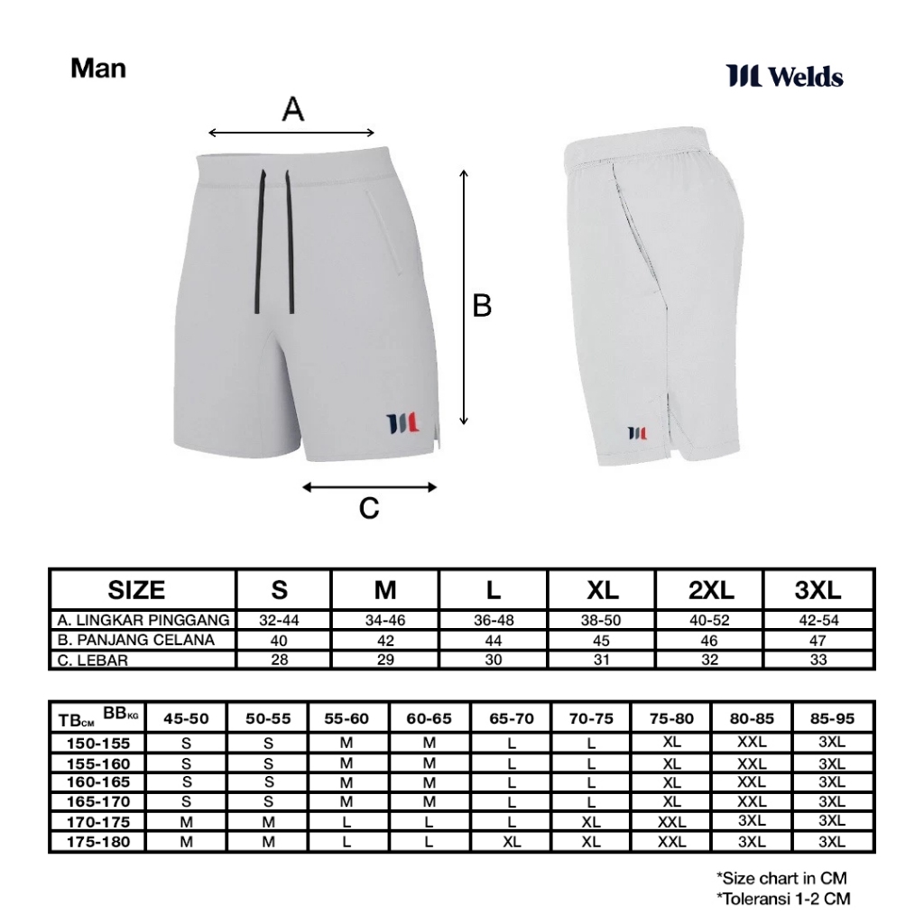 Welds Court II Short Pants - Celana Pendek Olahraga Tennis