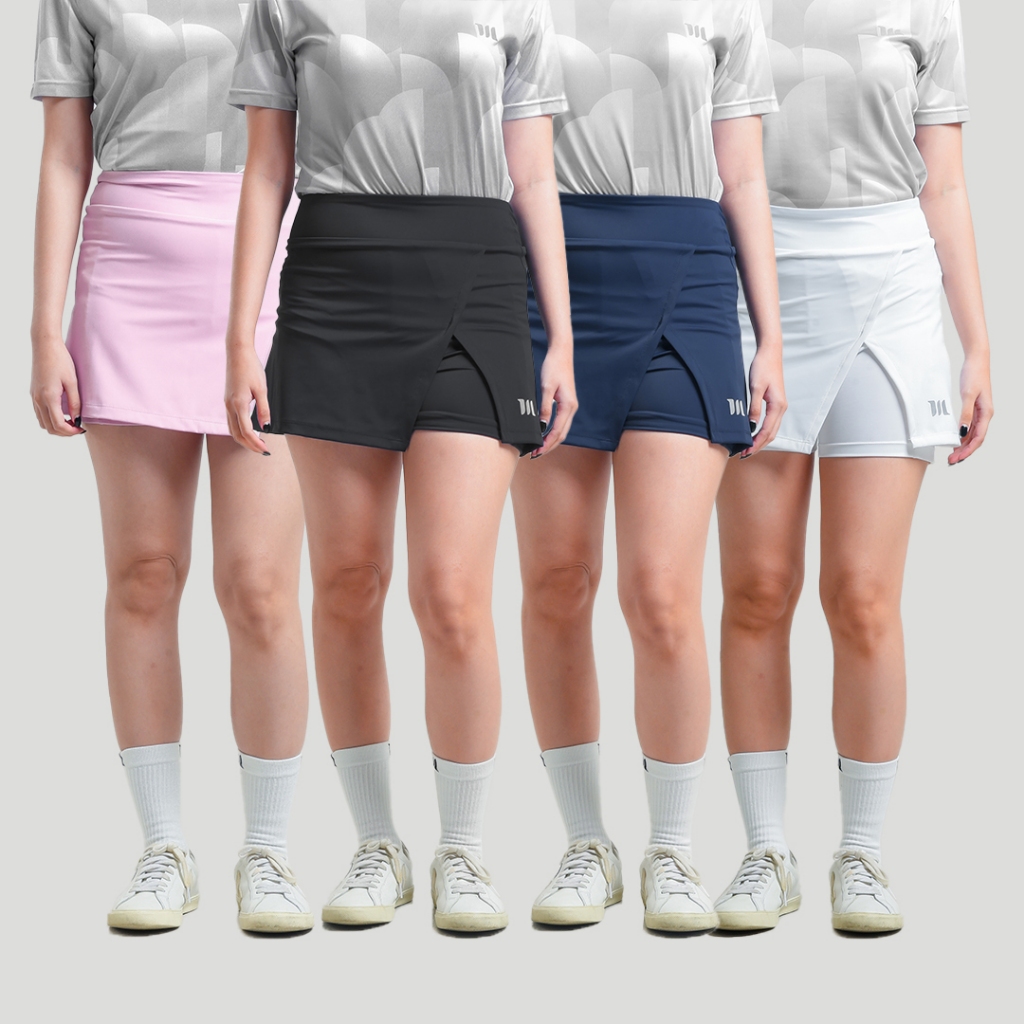 Welds. Court Skort – Rok Celana Sport Wanita – Skort Gym, Tenis, Badminton