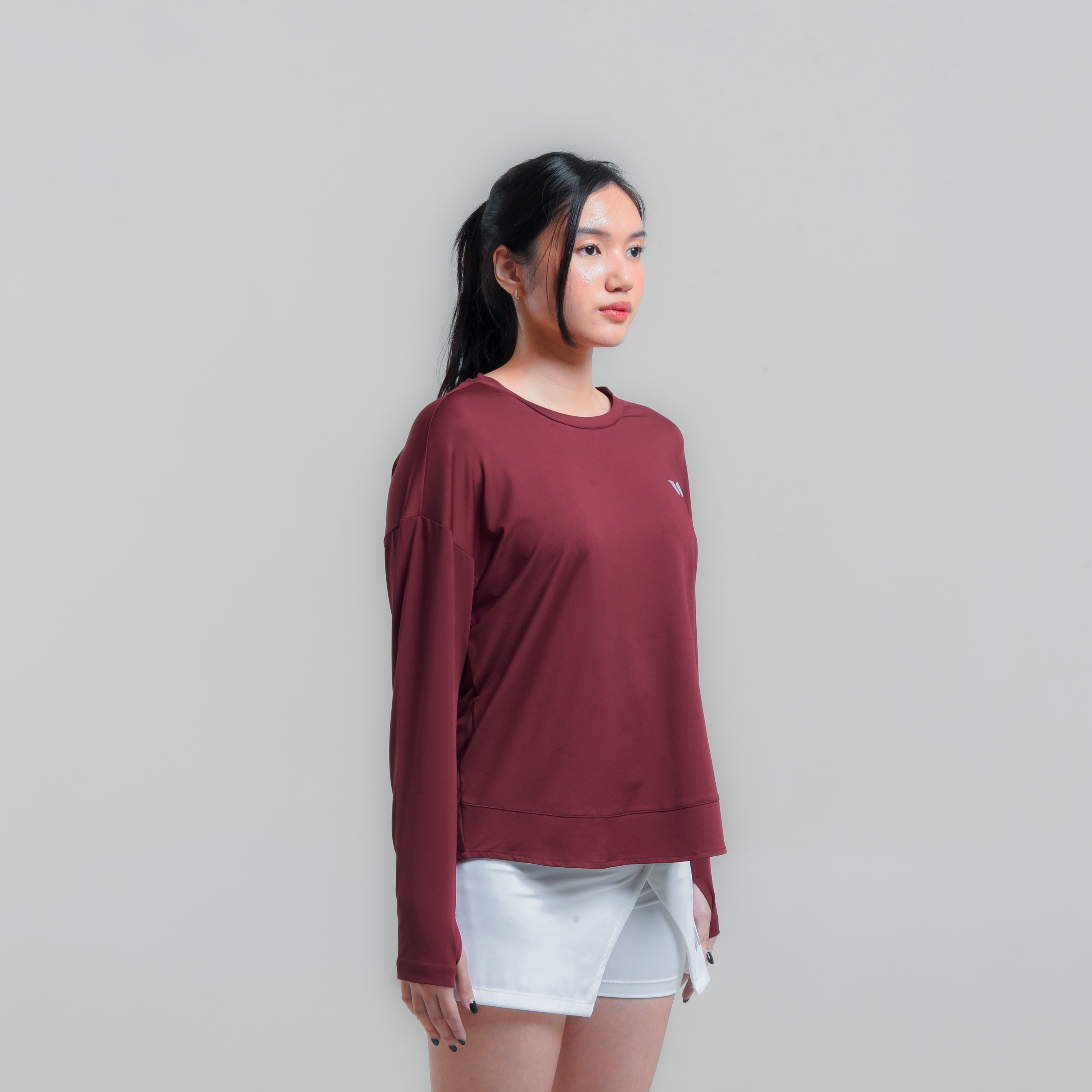 Welds. Woman Tees Oversized Longsleeve Hijab Friendly
