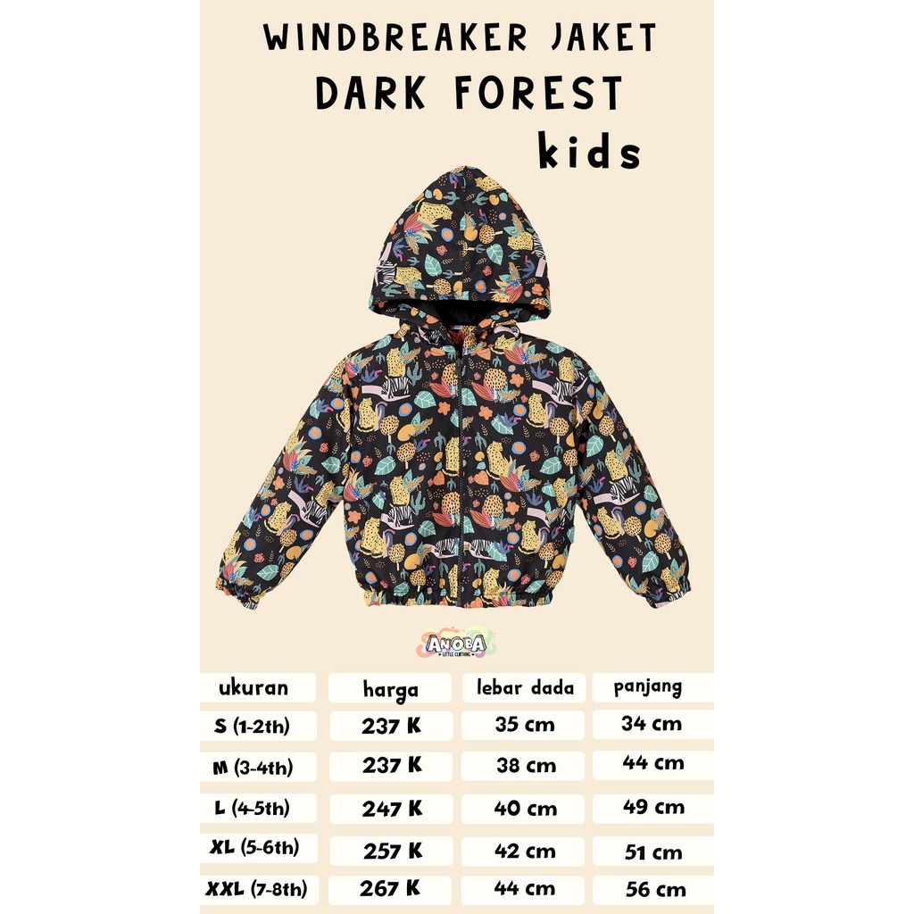 ROMPER PRINT DARK FOREST - Baju Anak Laki-Laki dan Perempuan. Jumpsuit Anak. Jumper Anak. Baju Anak.