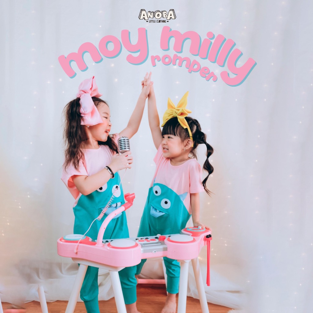 Moy Milly Jumpsuit - Baju Kostum Romper Anak Full Katun