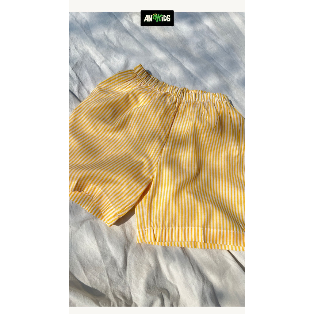 Anokids. Celana Anak Laki laki. Celana Pendek Salur. Celana Harian Anak. Boxer Anak 1-12 Tahun celana pendek anak