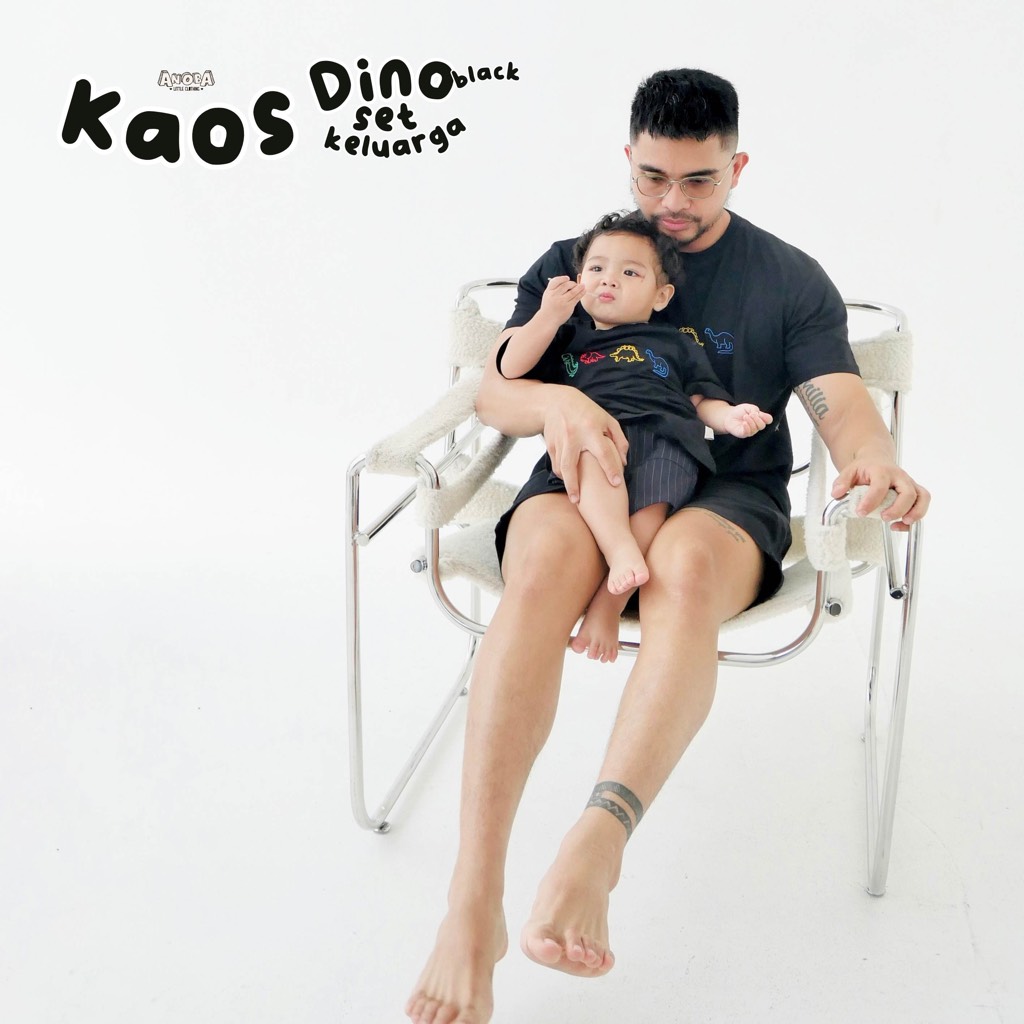 ANOBA KAOS DINO - Kaos Dino Anak & Dewasa - Kaos Couple - Kaos Kembaran