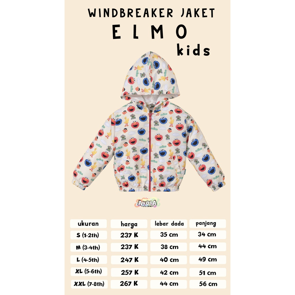 ROMPER PRINT ELMO - Baju Anak Laki-Laki dan Perempuan. Jumpsuit Anak. Jumper Anak. Baju Anak.