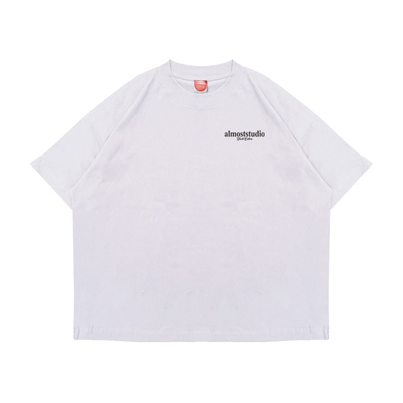 Almost Studio Truck T-Shirt Oversize Boxy Fit - Kaos Cotton Oversize Boxy 24s Black