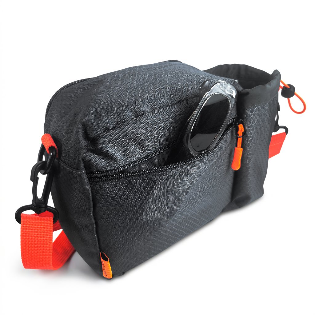 Almost Studio Hydra 2.0 Sling Bag Tumbler Black – Tas Selempang Botol Minum Grey