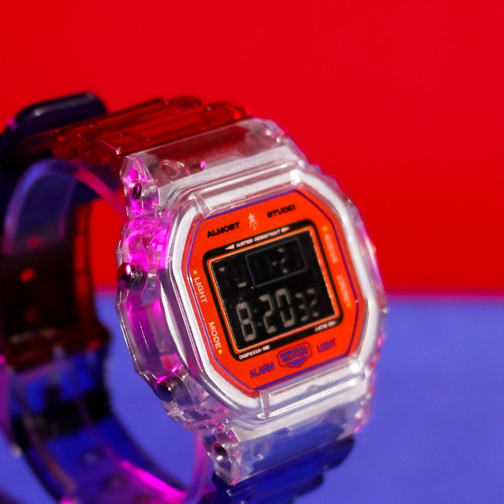 Almost Studio Stranger Shades Special Edition Digital Watch Water Resistant - Jam Tangan Digital Tahan Air
