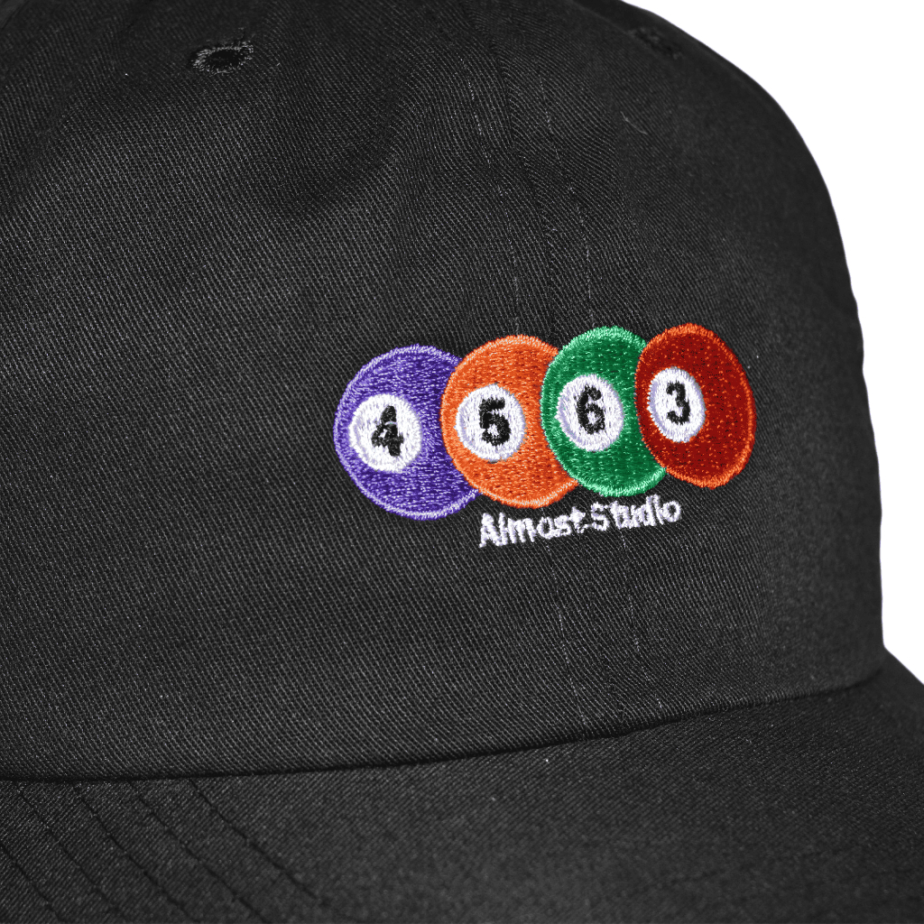 Almost Studio Baize Topi Polo Cap - Black