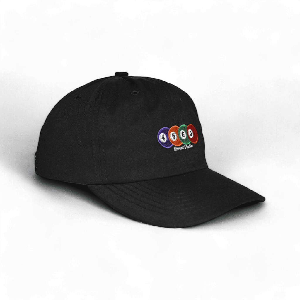 Almost Studio Baize Topi Polo Cap - Black