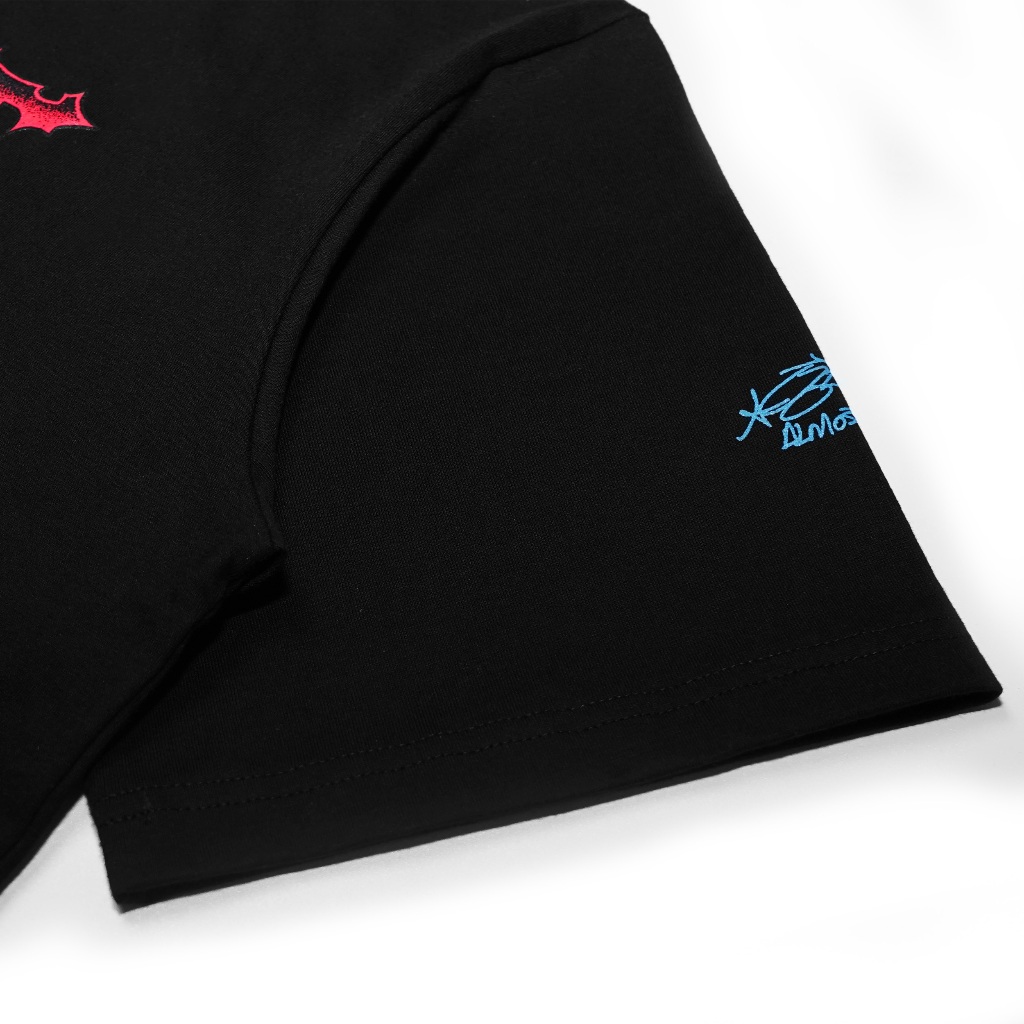 Almost Studio x 8TRO Parentcore Oversized T-Shirt - Kaos Cotton Heavyweight 16s Black