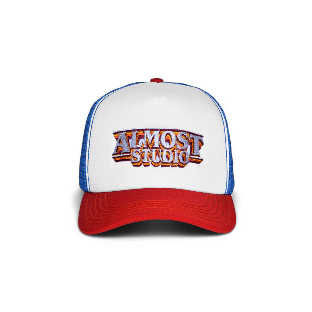 Almost Studio Topi Trucker - Dustin - Blue Red